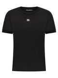 Black Rhinestone logo T-shirt 1