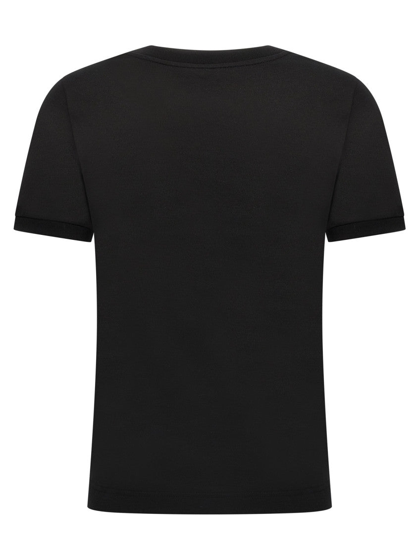 Black Rhinestone logo T-shirt 2