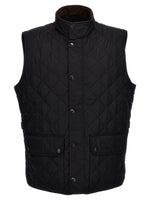 Dark Blue Quilted Vest 1