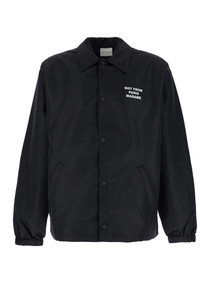 Black In Techno Logo Jacket 1