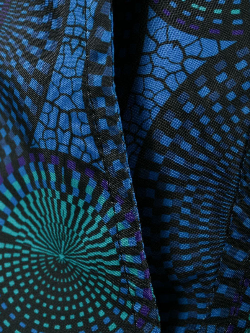 Blue Printed swim shorts 2