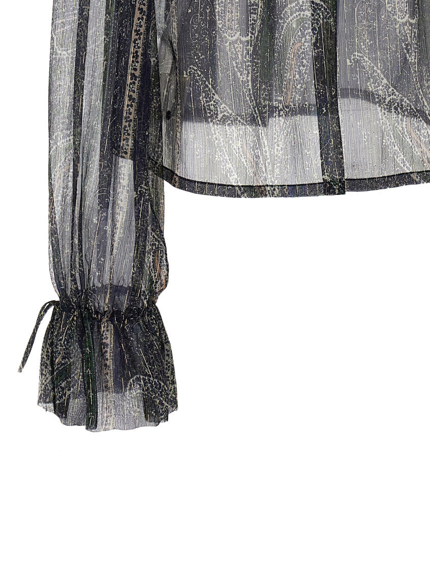 Black Lurex Blouse 4
