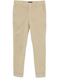 Beige Classic capri pants 1