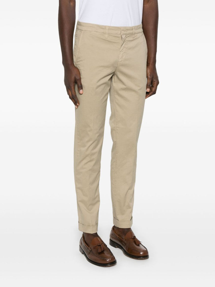 Beige Classic capri pants 3