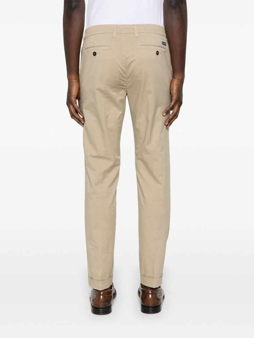 Beige Classic capri pants 4