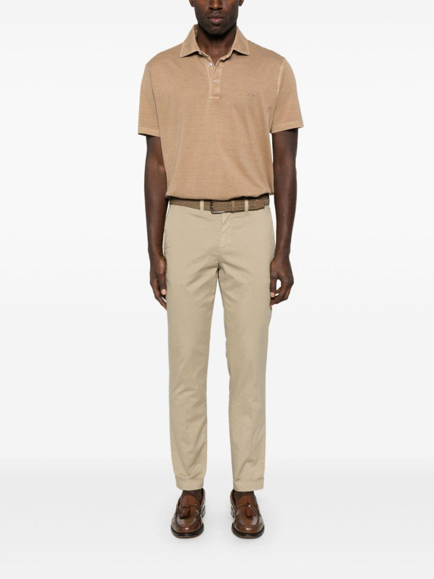 Beige Classic capri pants 5
