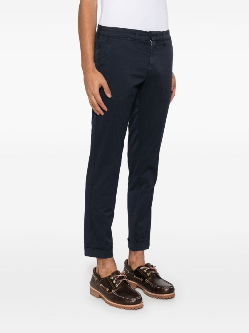 Navy Blue Classic capri pants 3