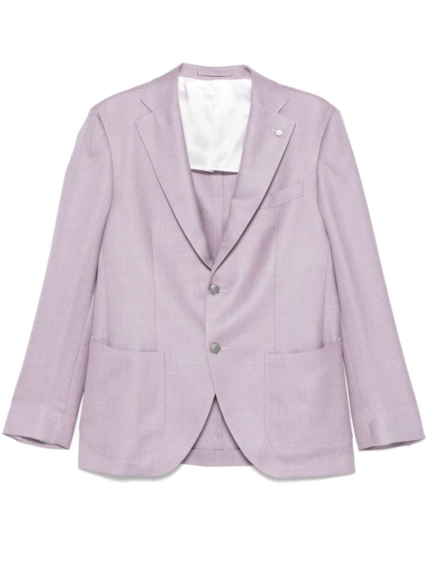 Purple Linen Blazer 1