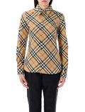 Beige Check Pattern Shirt 1