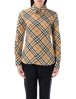 Beige Check Pattern Shirt 1