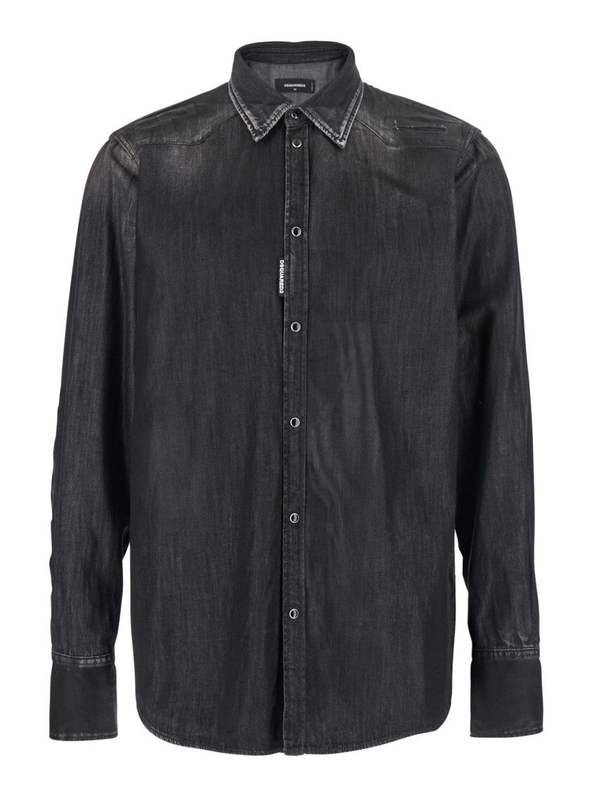 Black Cotton Shirt 1