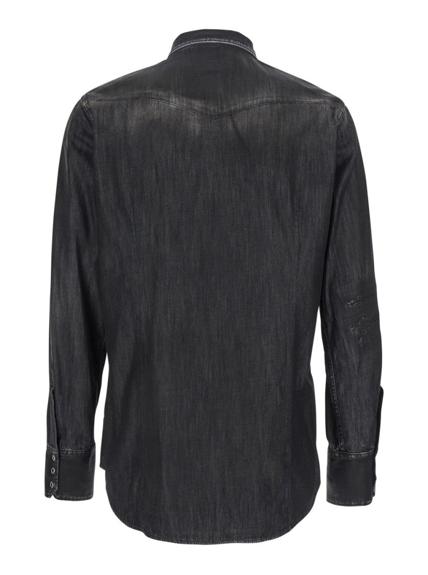 Black Cotton Shirt 2