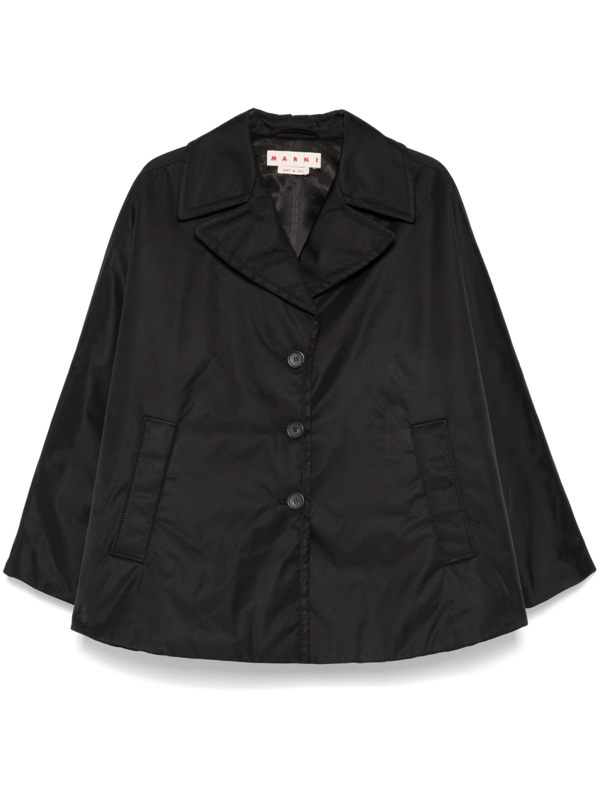 Black twill coat 1