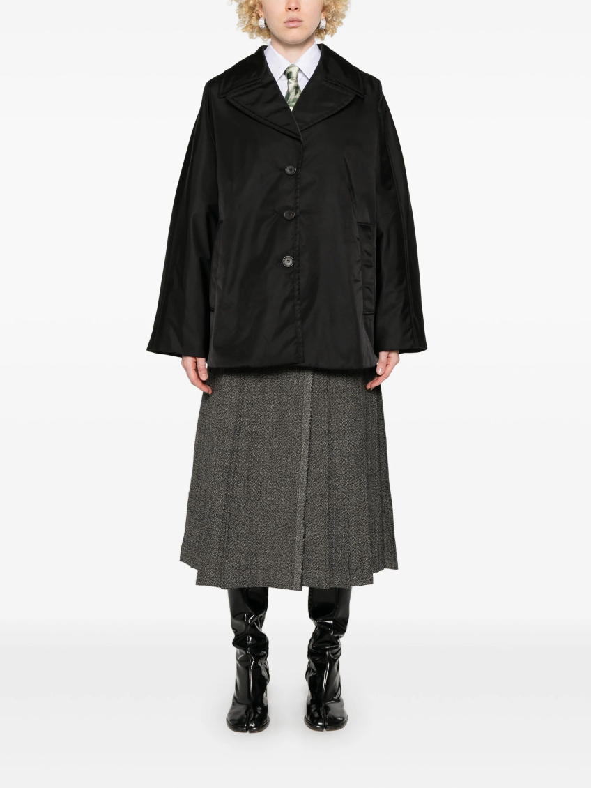 Black twill coat 2