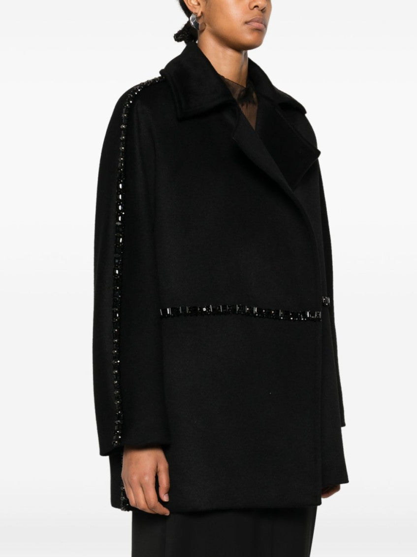 Black Wool coat 2