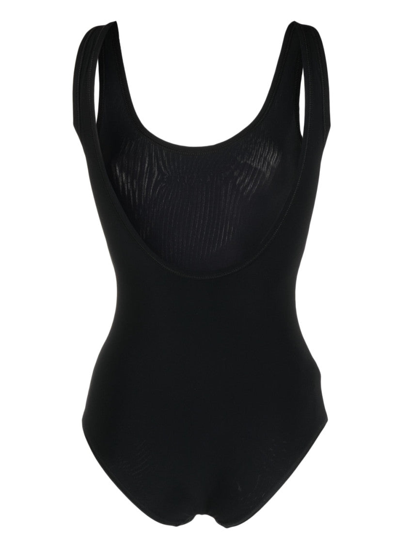 Black Logo swimsuit 2