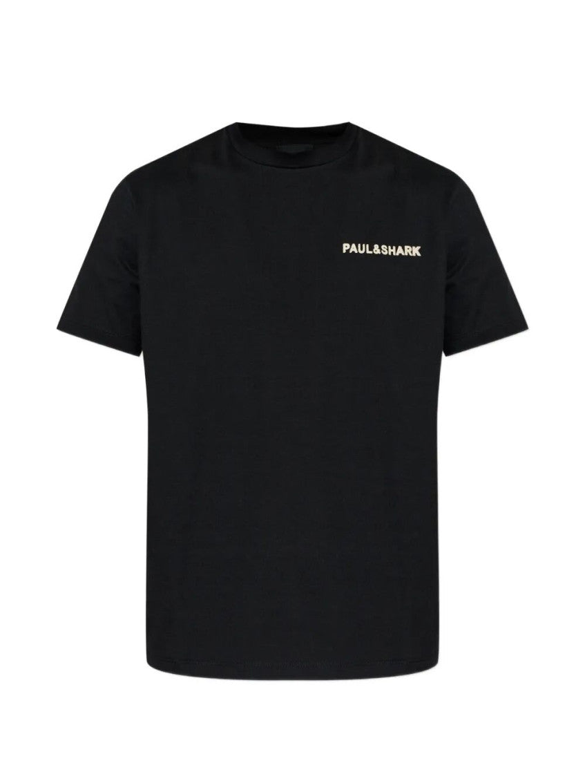 Black Crewneck Logo T-Shirt 1