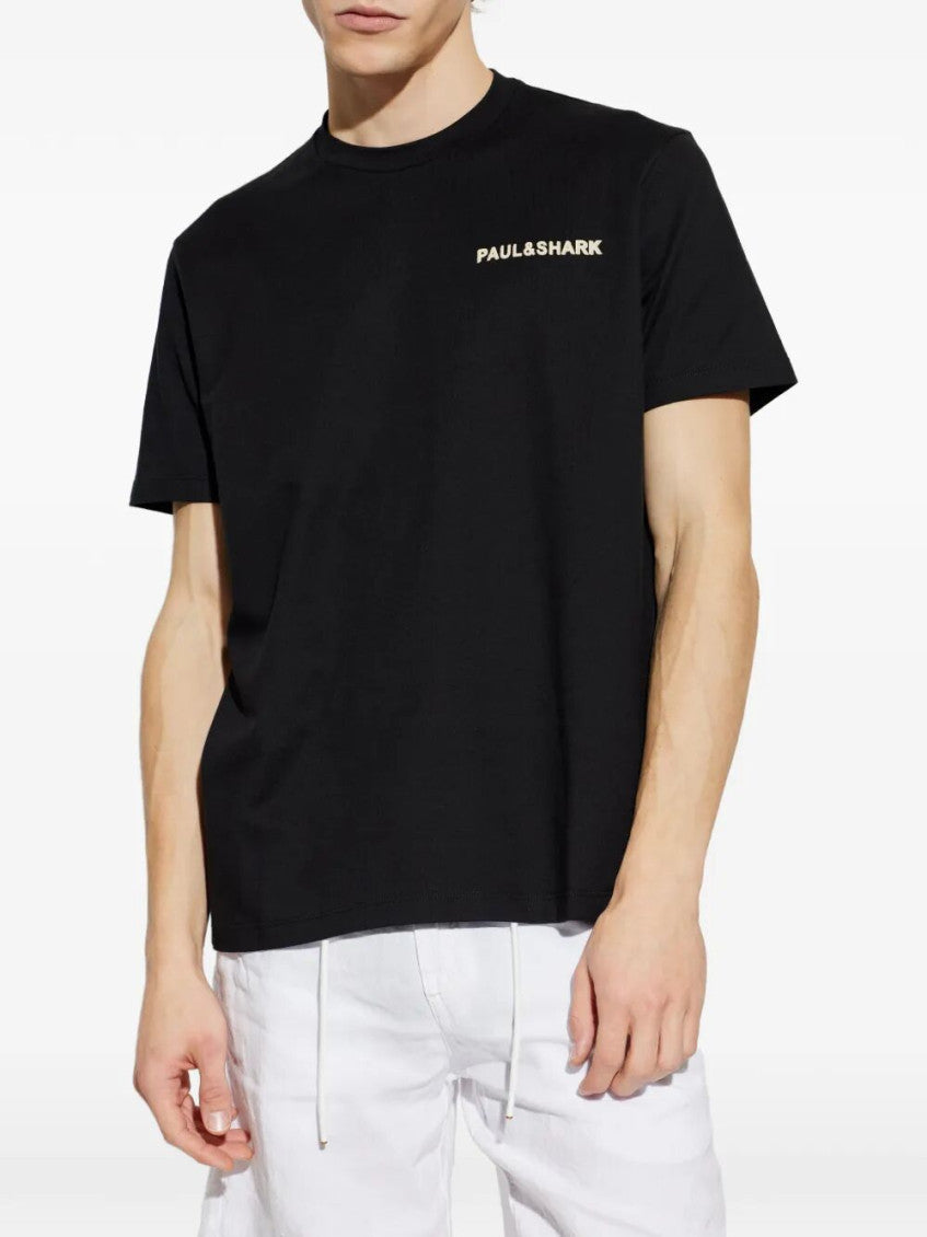 Black Crewneck Logo T-Shirt 2