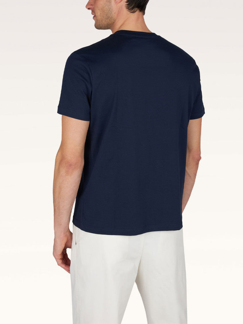 Navy Crew Neck Logo T-Shirt 3