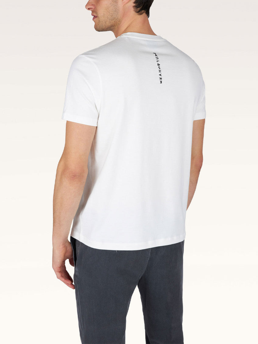 White Crewneck Logo T-Shirt 3