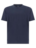 Navy Crewneck Logo T-Shirt 1