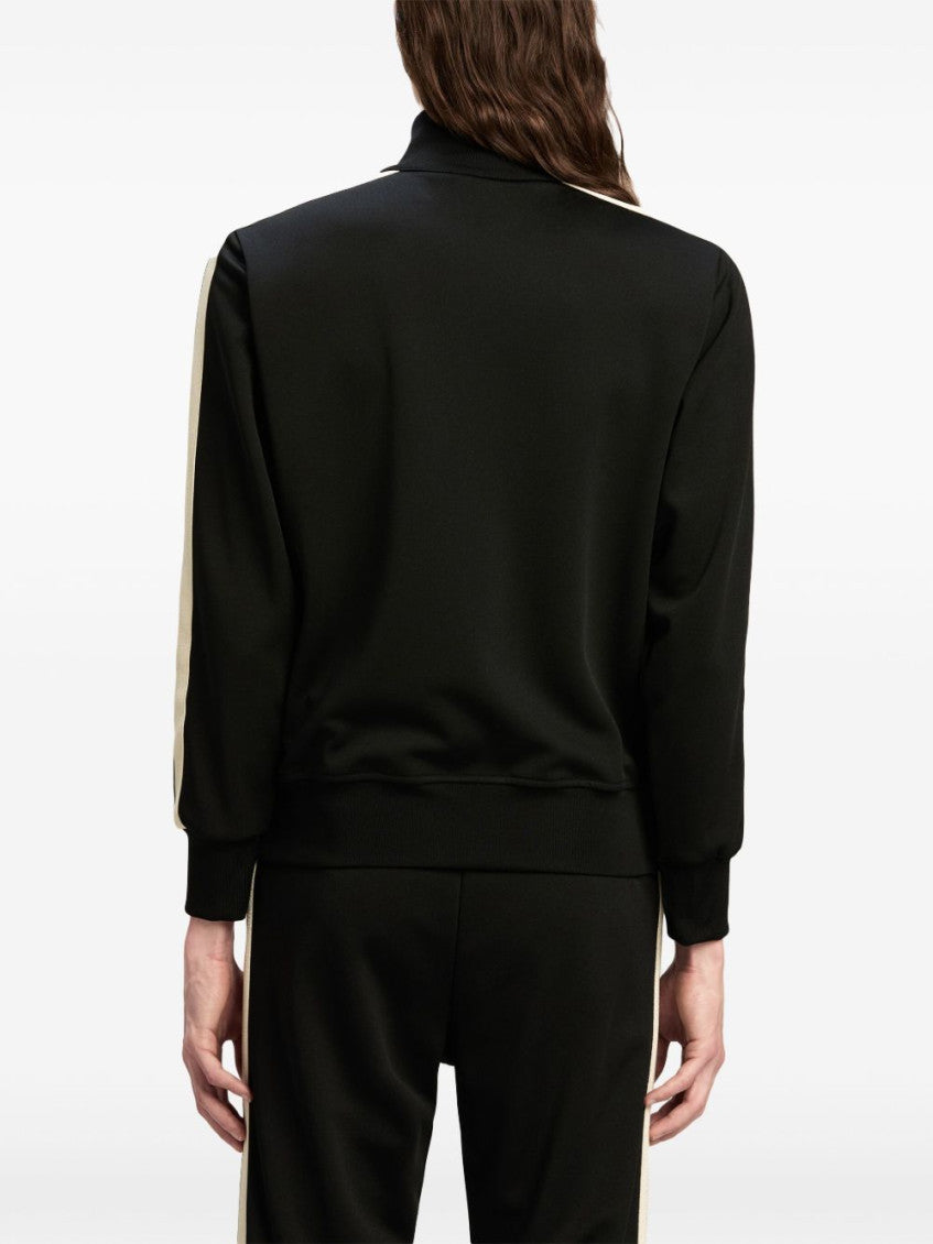 Black Logo-embroidered Zip-up Jacket 2