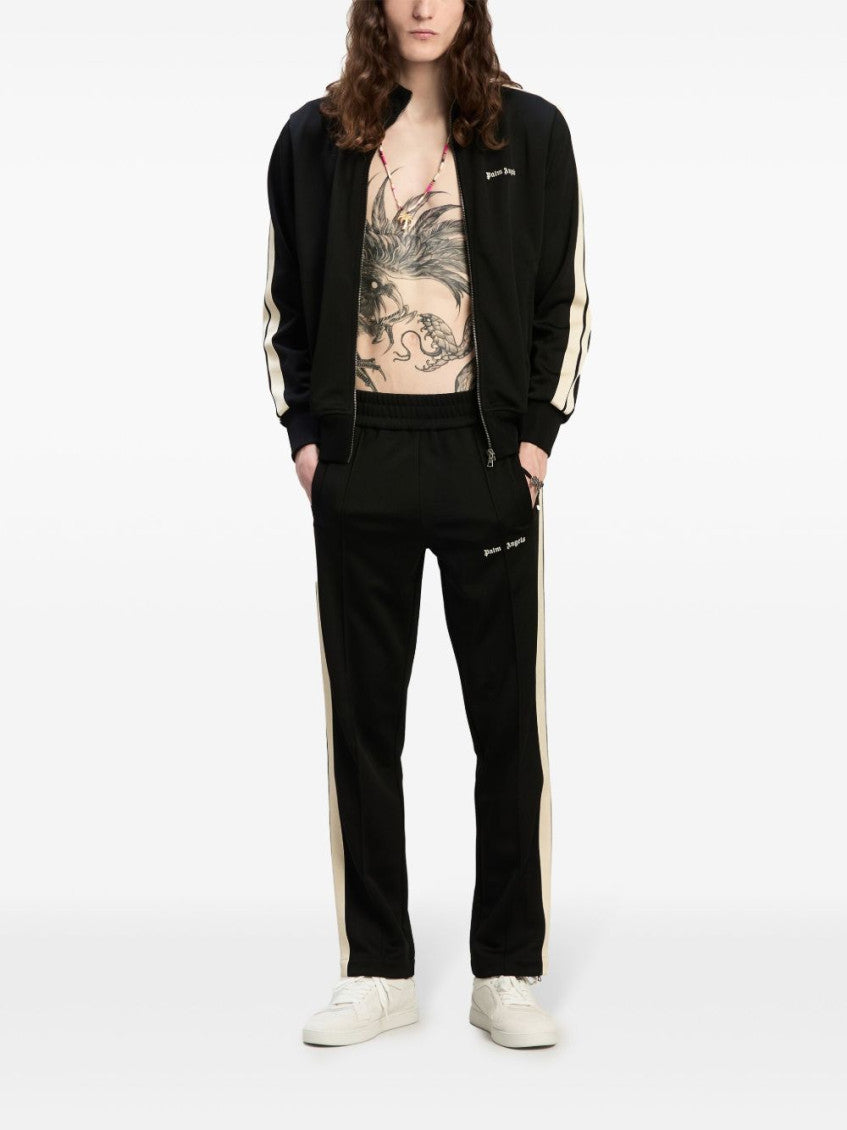 Black Logo-embroidered Zip-up Jacket 4