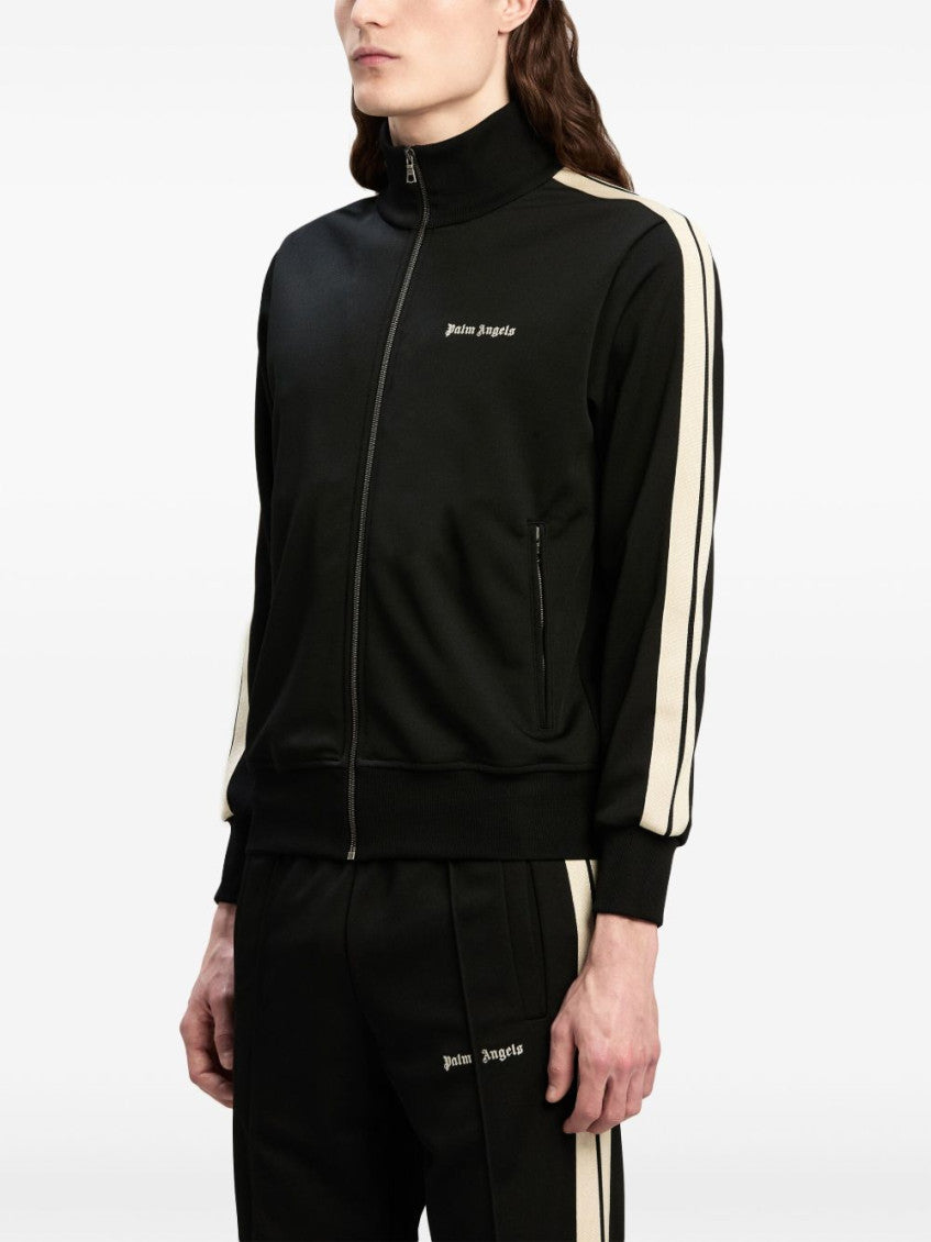 Black Logo-embroidered Zip-up Jacket 5