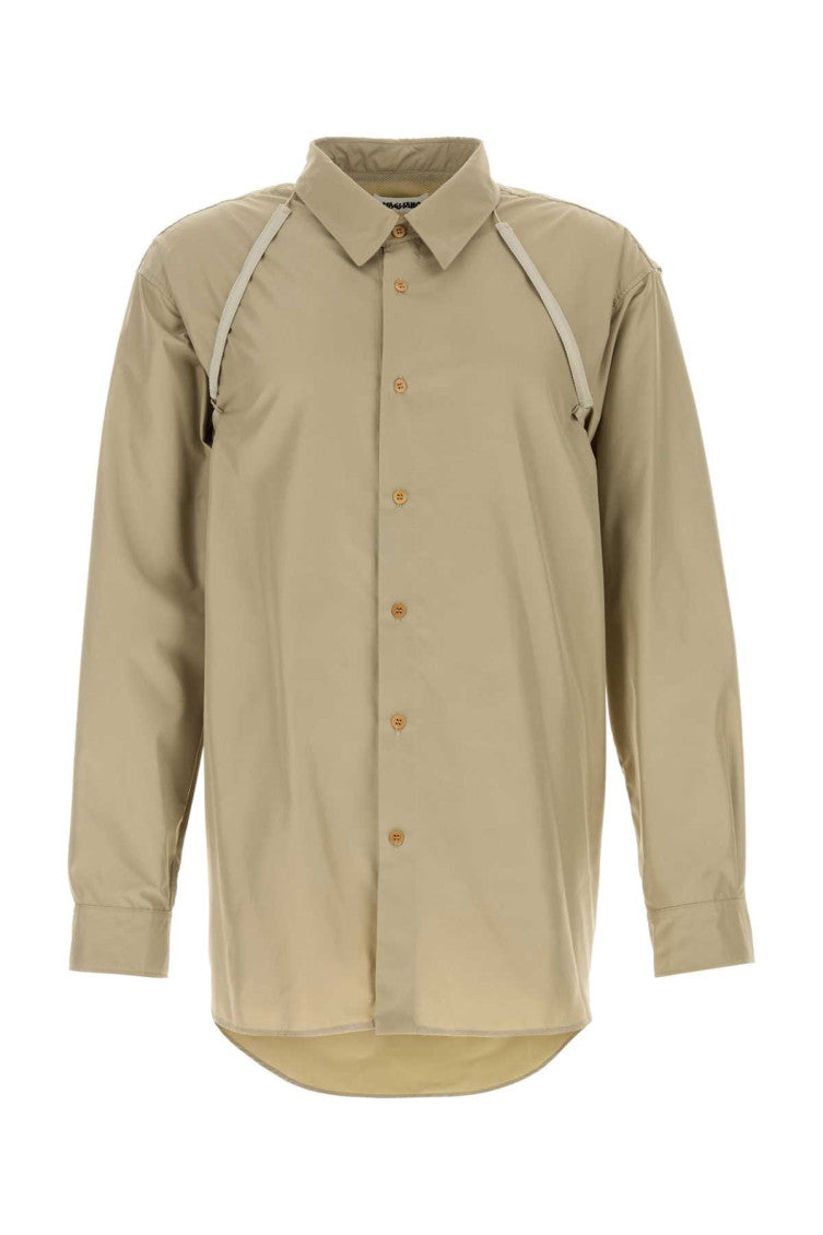 Khaki polyester Latest Nomad shirt 1