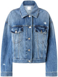 Blue Denim Jacket With Pockets 1