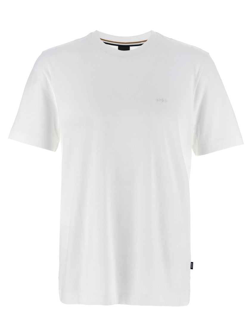 White Crewneck Logo T-Shirt 1