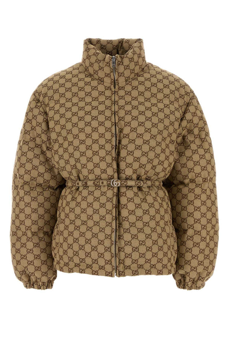 Brown GG Canvas Bomber Jacket 1