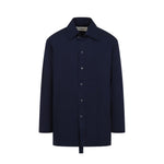 Blue Pocket Collar Shirt 1