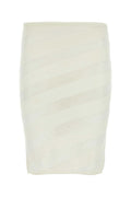 Ivory viscose blend skirt 1