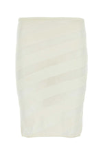 Ivory viscose blend skirt 1