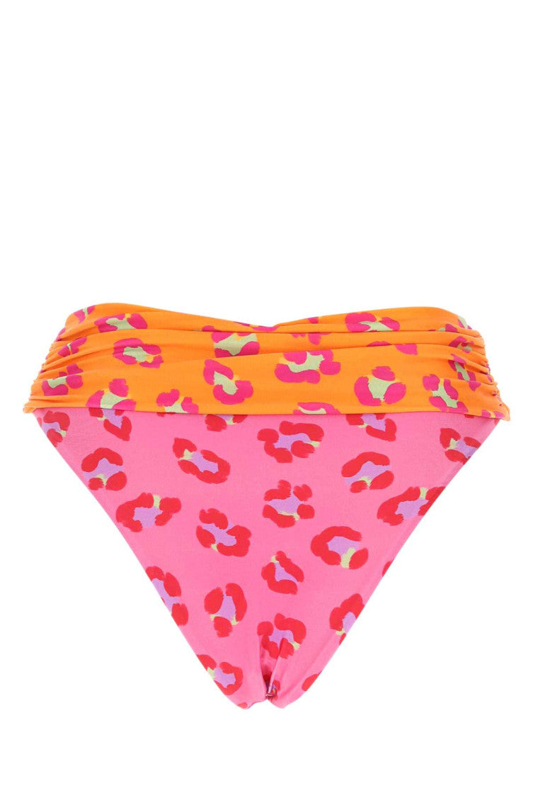 Multicolor Animal Print Stretch Bikini Bottoms 2