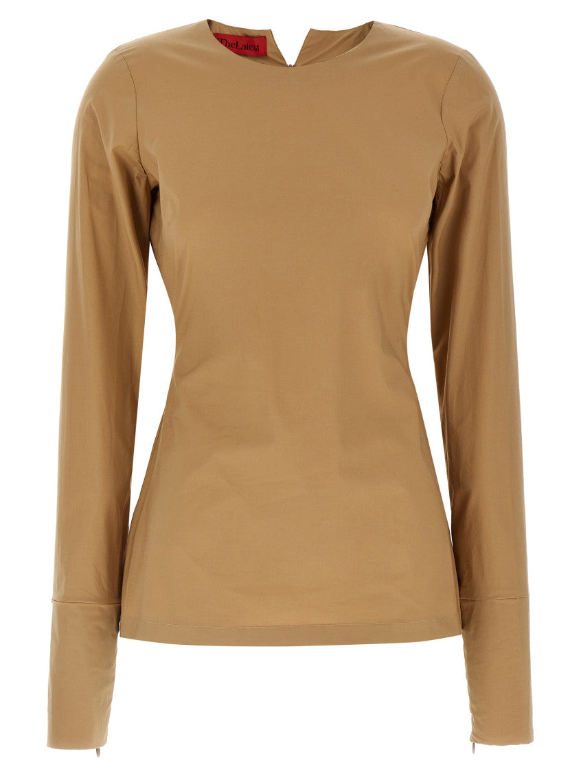 Beige 'Terry' T-shirt 1