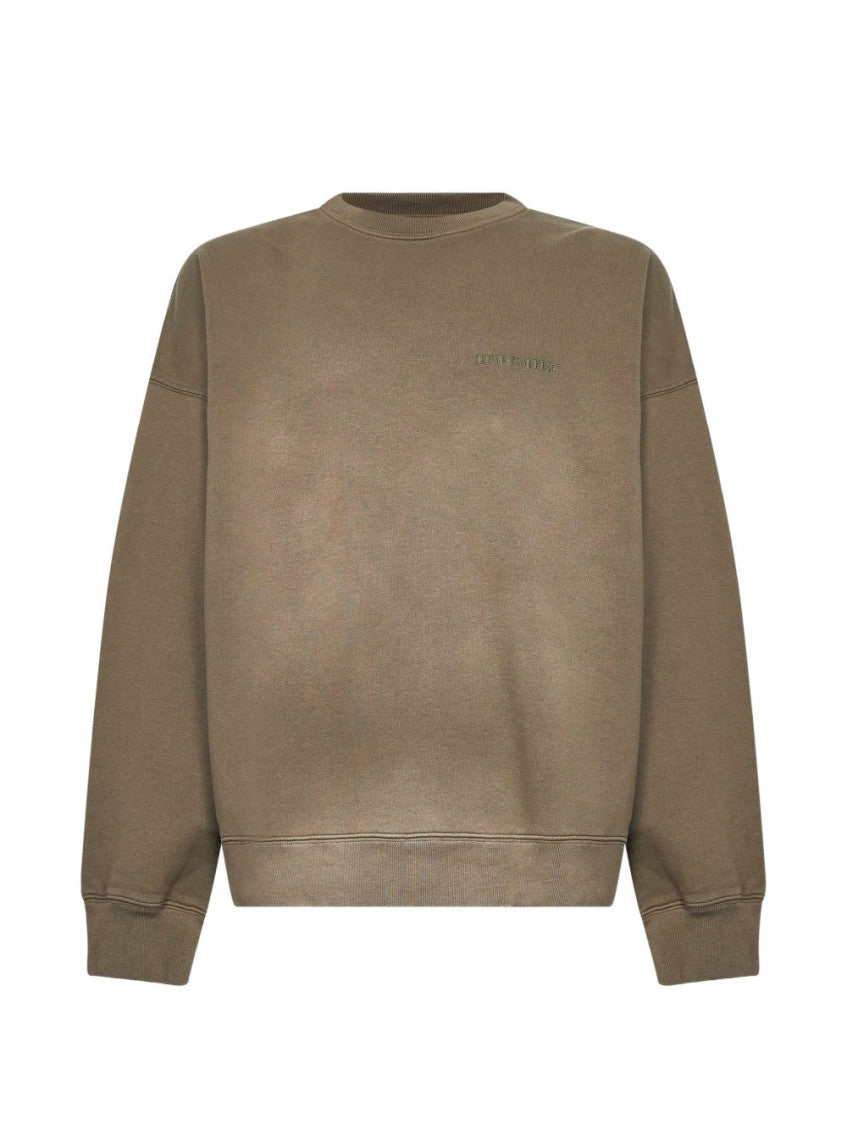 Beige Cotton Sweatshirt 1