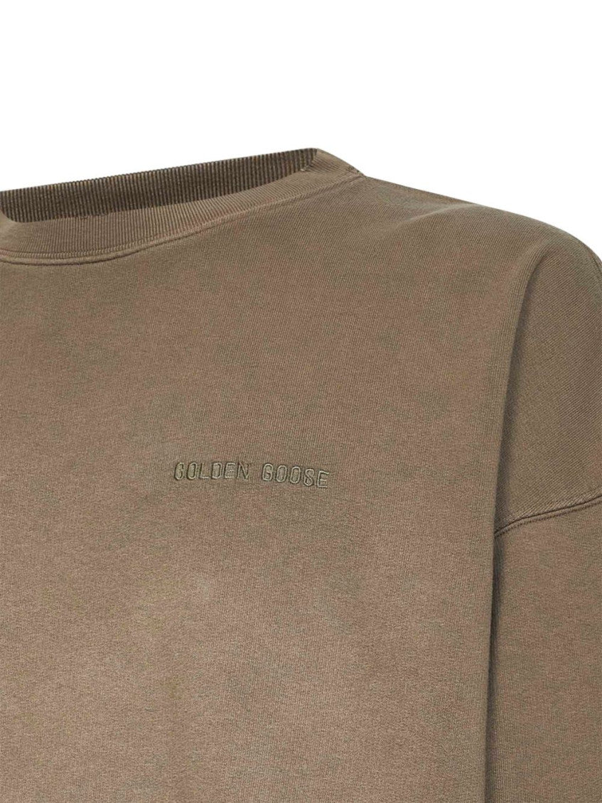 Beige Cotton Sweatshirt 2