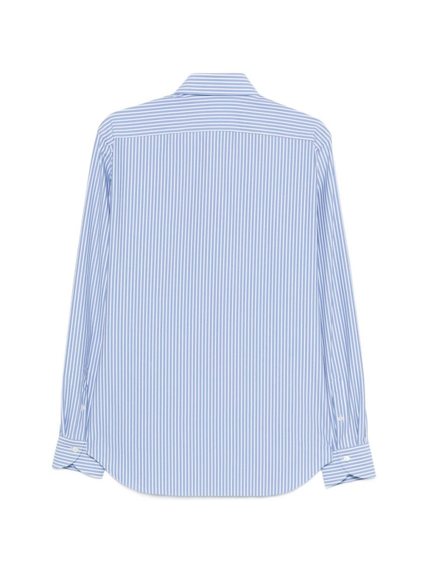 Blue Regular Fit Cotton Shirt 3