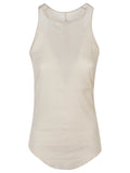 Beige Crew Neck Tank Top 1