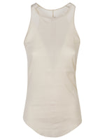 Beige Crew Neck Tank Top 1