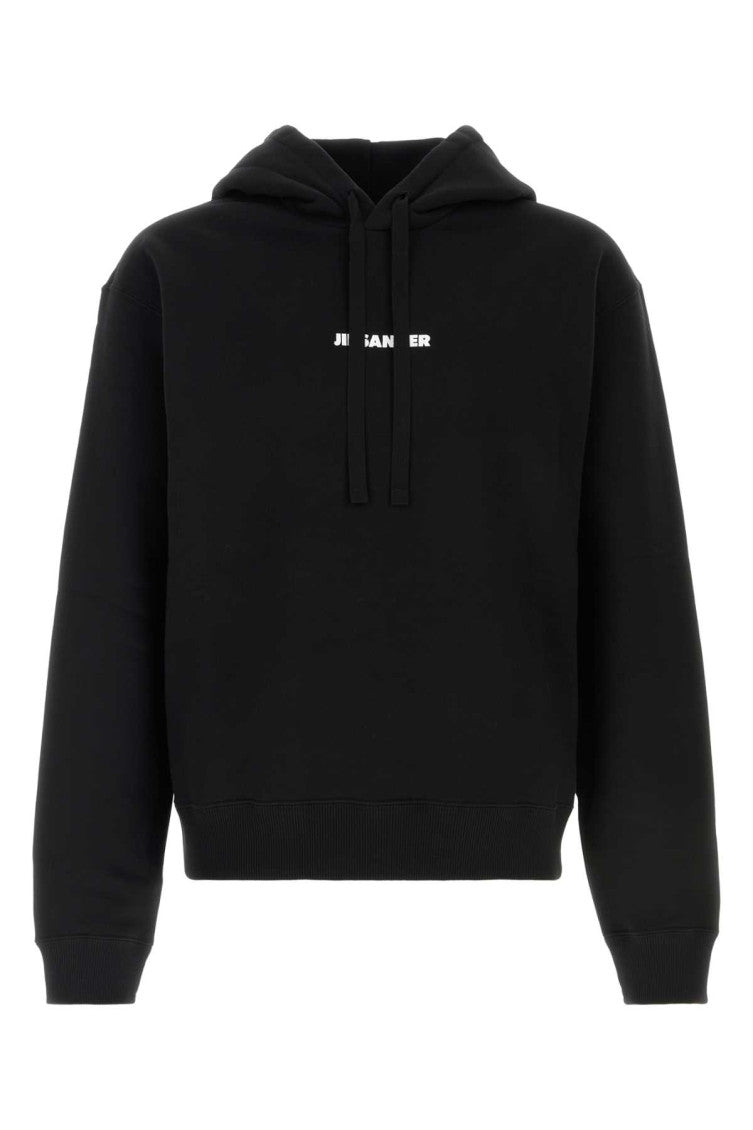 Black Cotton hoodie 1