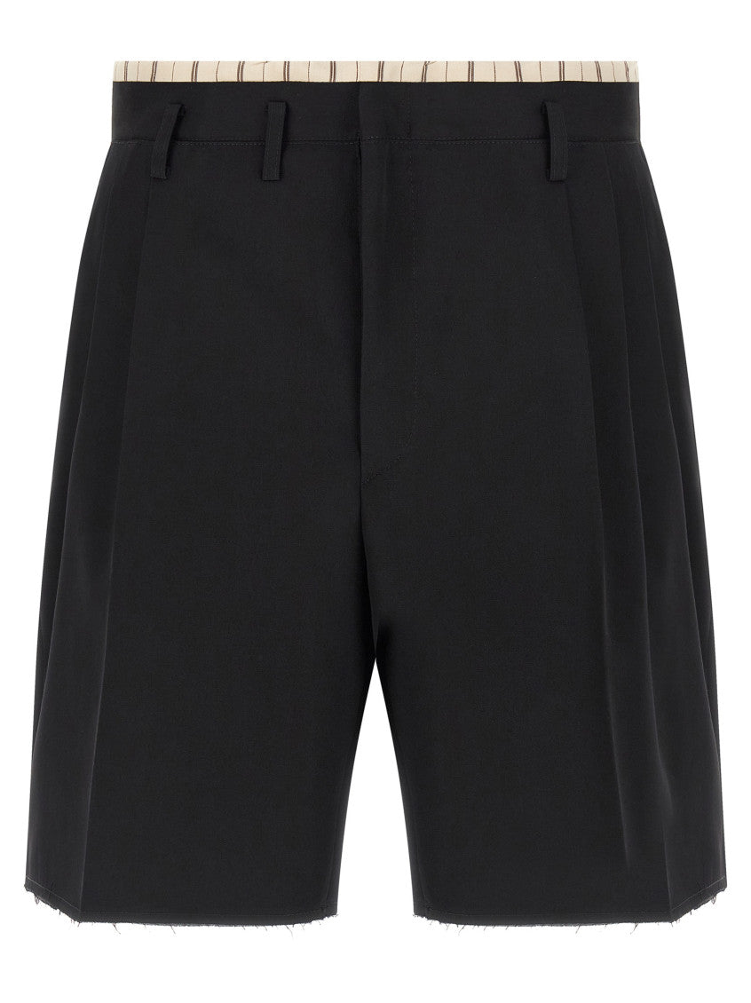 Black Lining Insert Bermuda Shorts 1