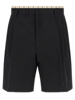 Black Lining Insert Bermuda Shorts 1