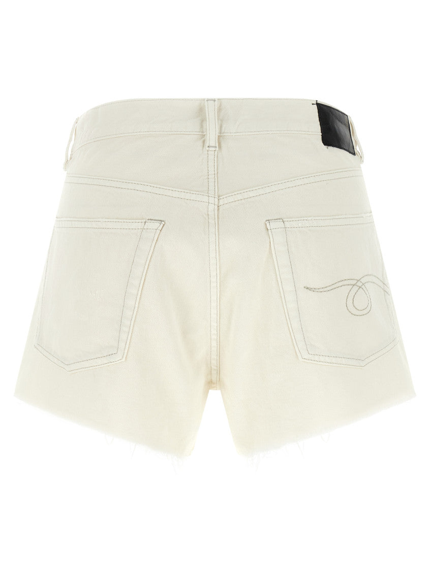 White 'X-BF' Shorts 2
