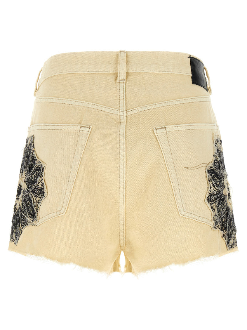 Beige 'X-BF' Shorts 2