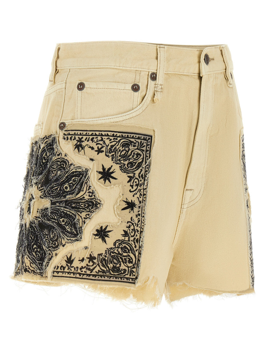 Beige 'X-BF' Shorts 3