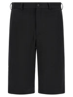 Black Zip Bermuda Shorts 1