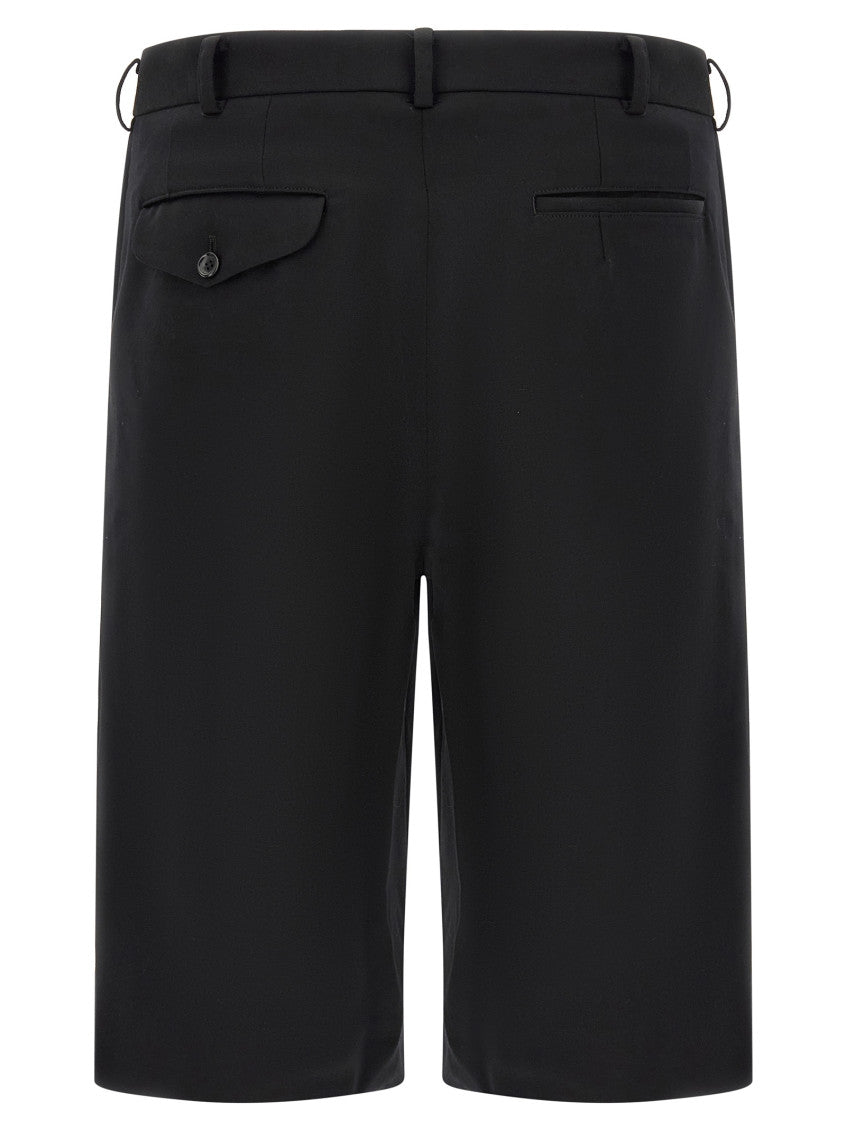 Black Zip Bermuda Shorts 2